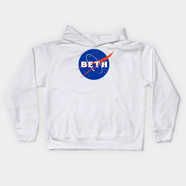 Nasa - Beth Kids Hoodie by gubdav